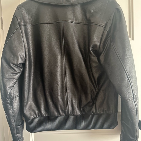 Moose Knuckles pebbled leather jacket - Picture 3 of 3